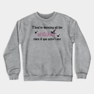 They're Burning All the Witches Taylor Swift Crewneck Sweatshirt